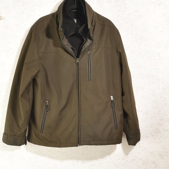 Weathercast Jacket - Men’s Snowboard - Black Olive Size Large - Picture 1 of 5